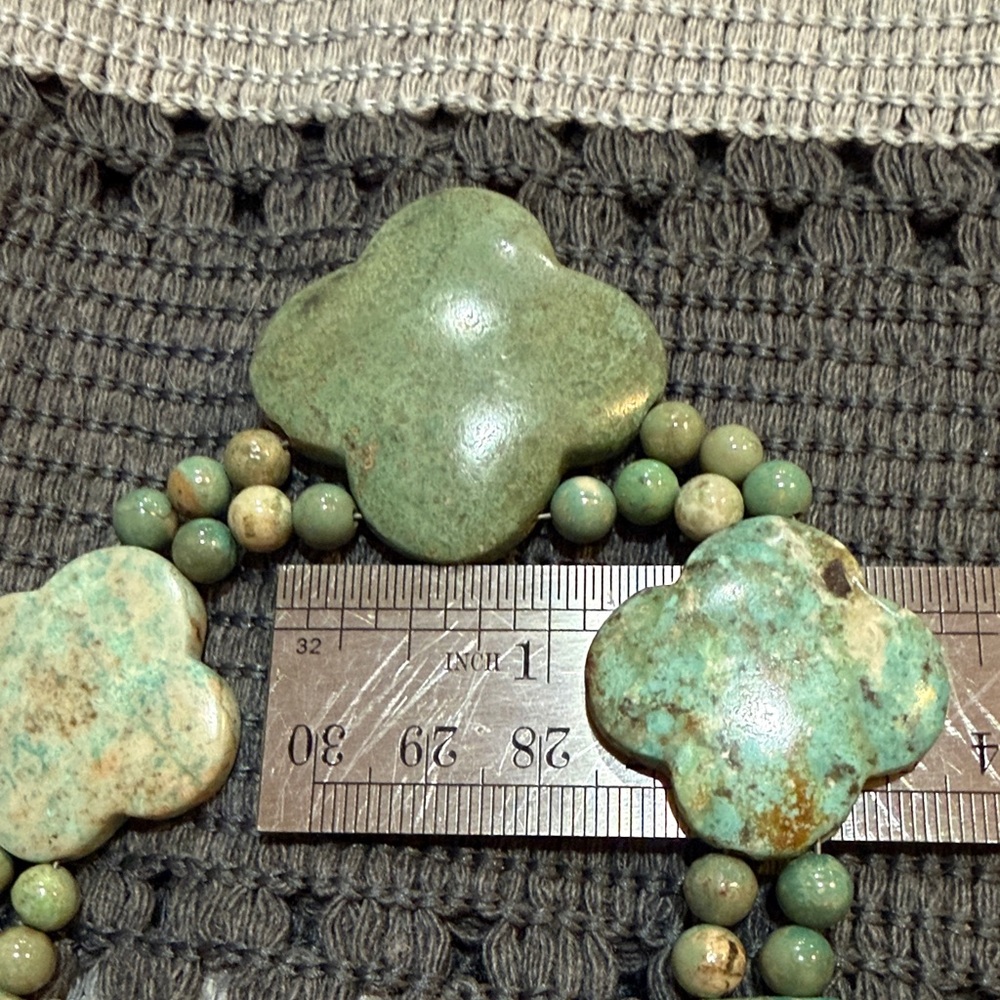 ✨ Green Jasper Statement Necklace – Sterling Silver – New ✨ - Picture 6 of 7